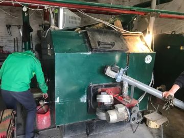 Шефы из Марий Эл устранили течь в котельной ЦРБ в Куйбышево