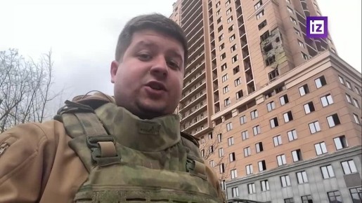 Владимир Рогов: Последствия удара БпЛА ЗеРейха по зданию гостиницы "Дружба" в центре Донецка