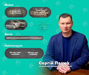 Еще один "нуждающийся" из украинской власти Запорожской области