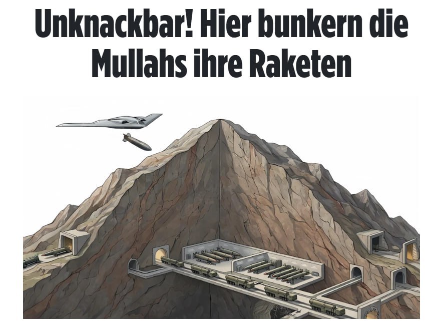 Иранские ракеты в безопасности: подземные бункеры не по зубам США