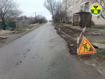 Администрация городского округа Мелитополь продолжает работу по приведению дорожного покрытия в надлежащее состояние