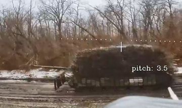 Военные поделились кадрами последних секунд жизни танкиста ВСУ в Запорожской области