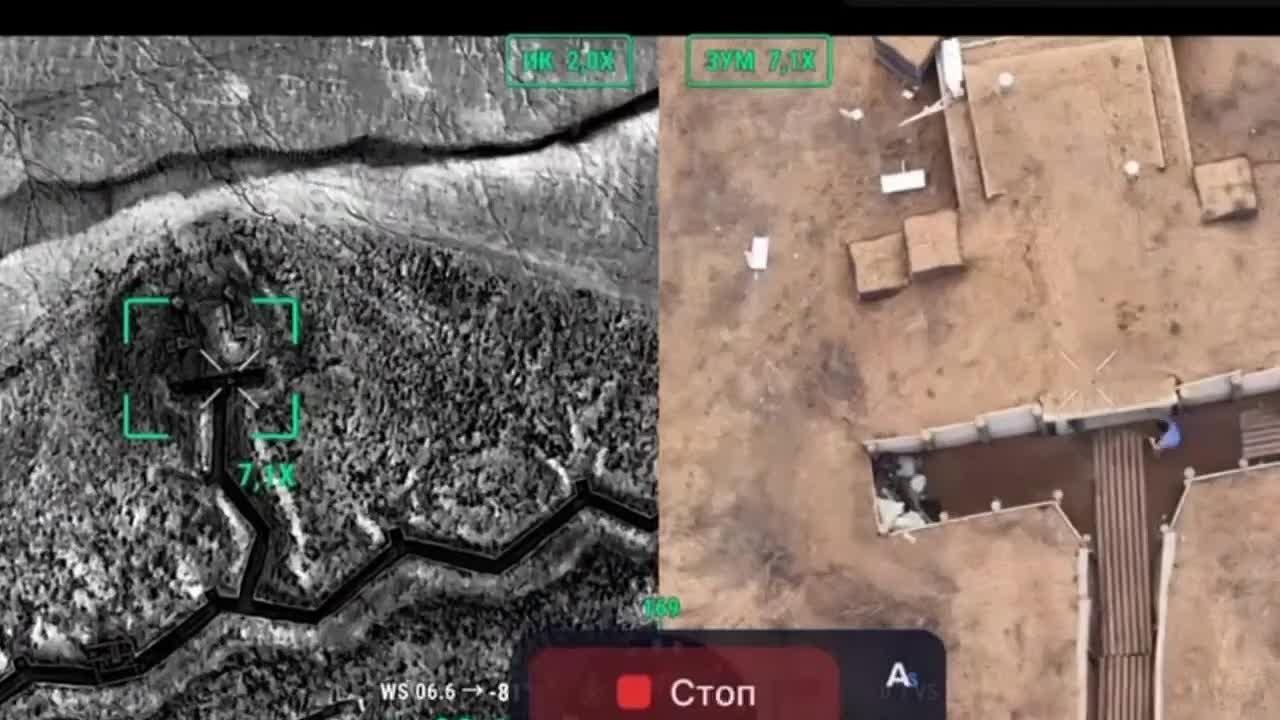 Наш дрон залетел в опорник к Миколам в районе Любницкого Запорожской области