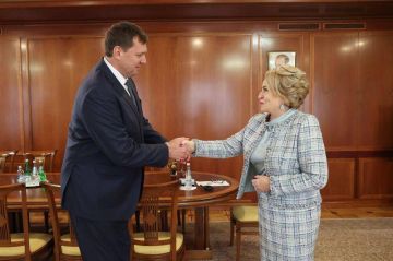 Евгений Балицкий: Сегодня свой день рождения отмечает Председатель Совета Федерации Федерального Собрания России Валентина Ивановна Матвиенко