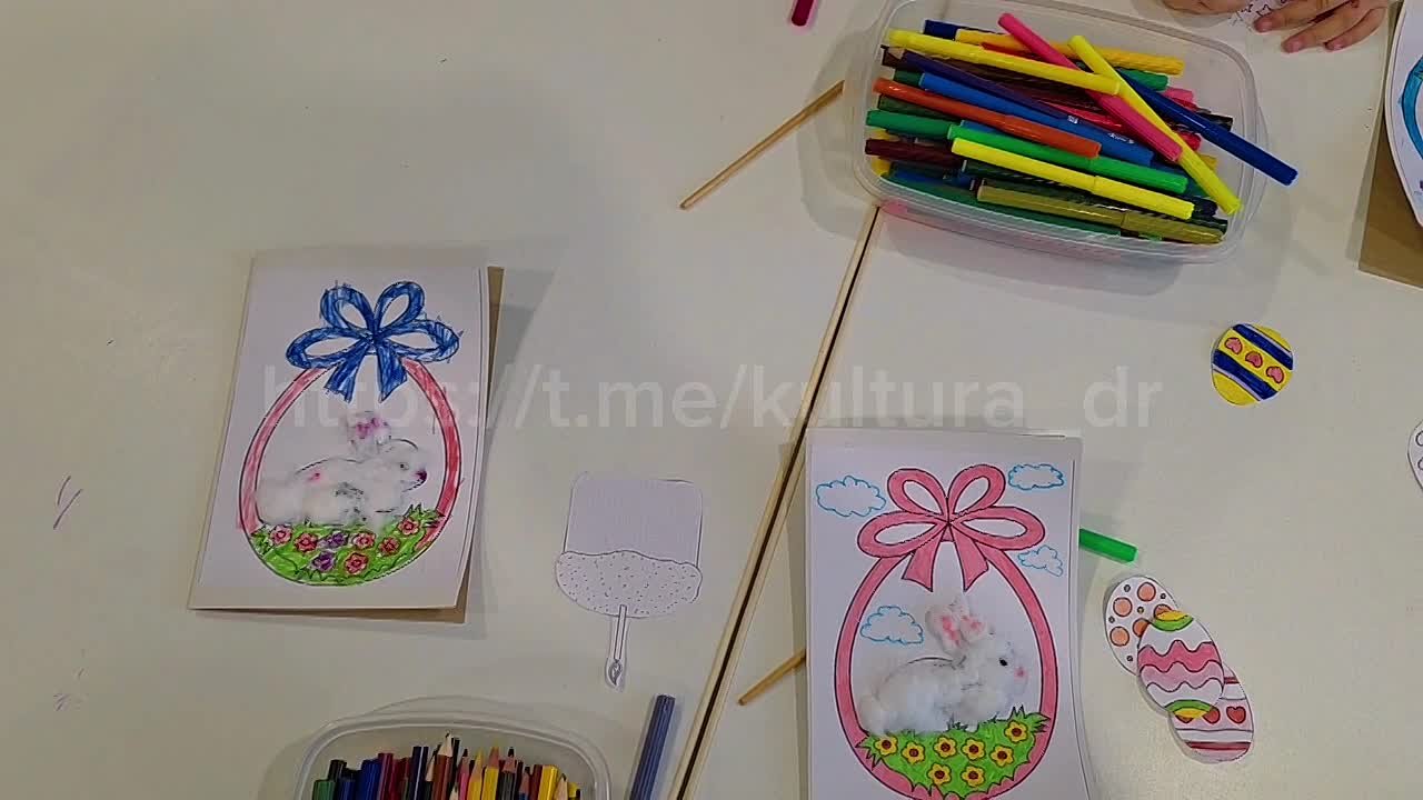 Детки из кружка прикладного и декоративного творчества "Лисёнки" активно готовятся к празднику Пасха!