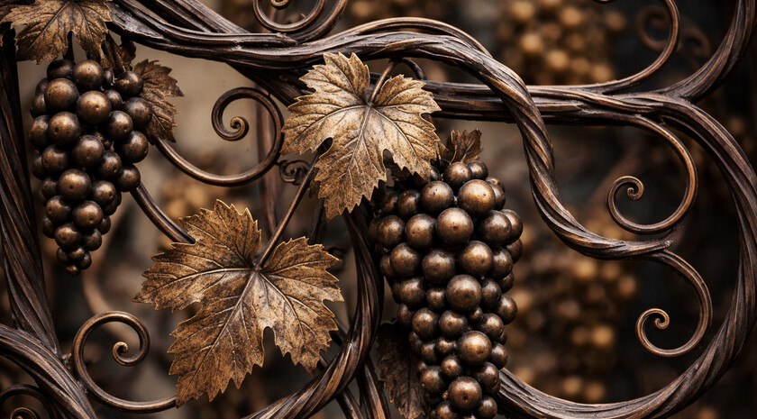 Кузнецы из Токмака украсили колокольню Свято-Успенского собора кованой виноградной лозой