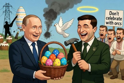 Украина вроде как готова поддержать объявленное Россией Пасхальное перемирие