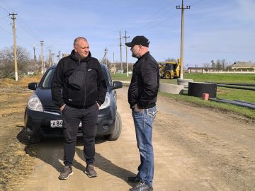 В селе Новоданиловка завершено восстановление места работ по замене сетей