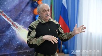 Встреча с небом: космонавт Юрий Усачев ответил на вопросы юных жителей Запорожской области