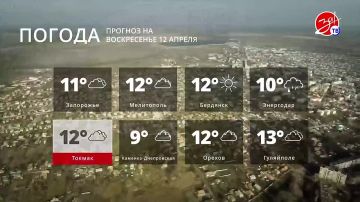 Прогноз погоды на воскресенье 12 апреля