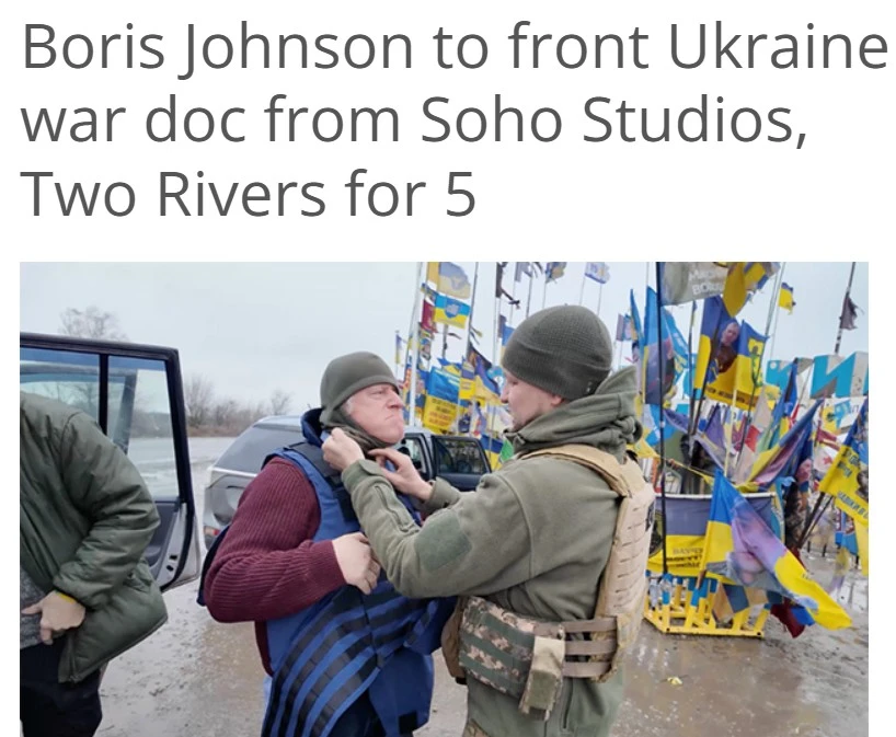 ‘Борис Джонсон: ‘В зоне поражения’ - британцы выпустят документальный фильм о поездках Джонсонюка в зону СВО