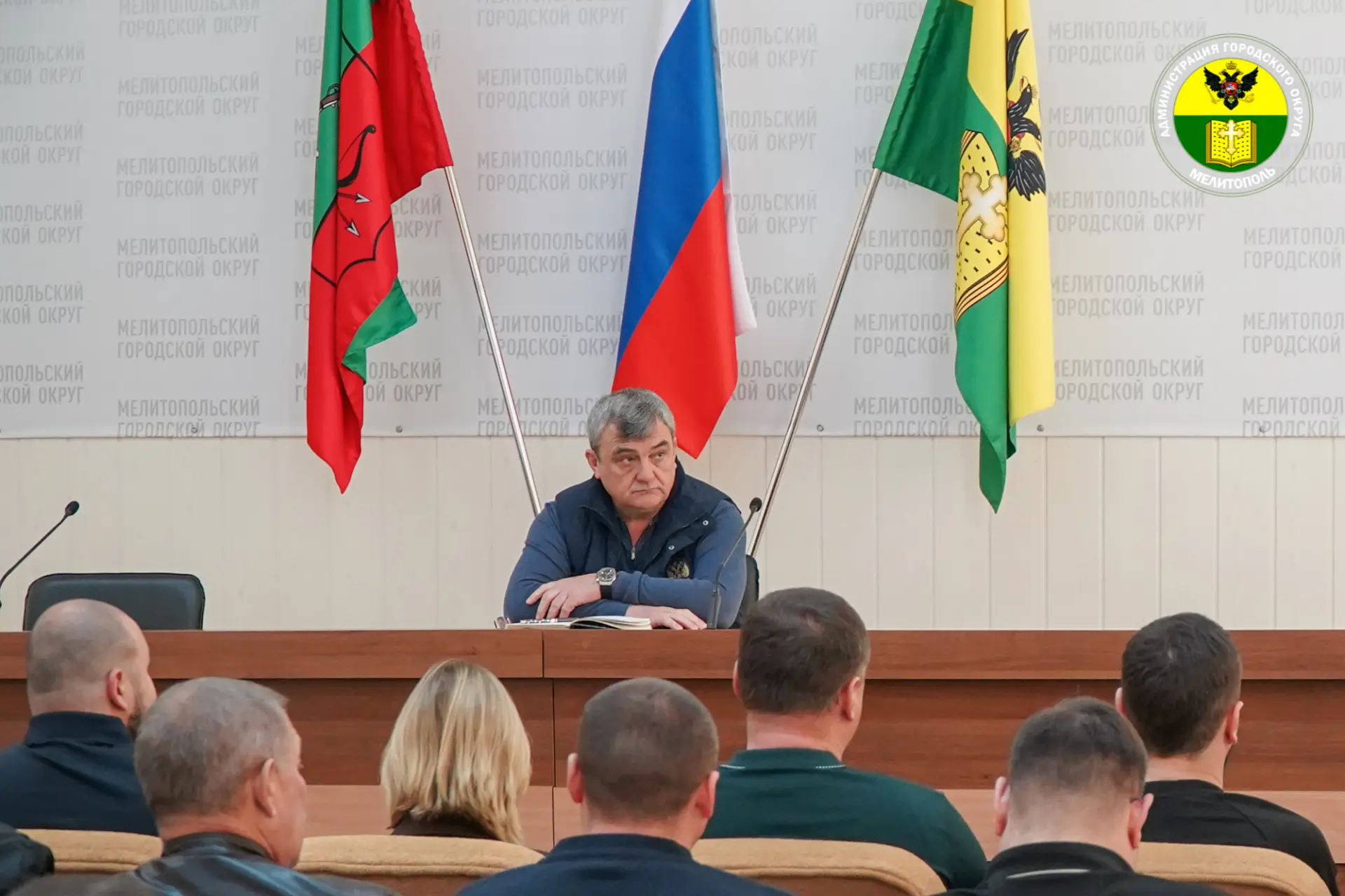 Сергей Золотарёв: Провёл оперативное совещание по текущей ситуации на территории городского округа Мелитополь