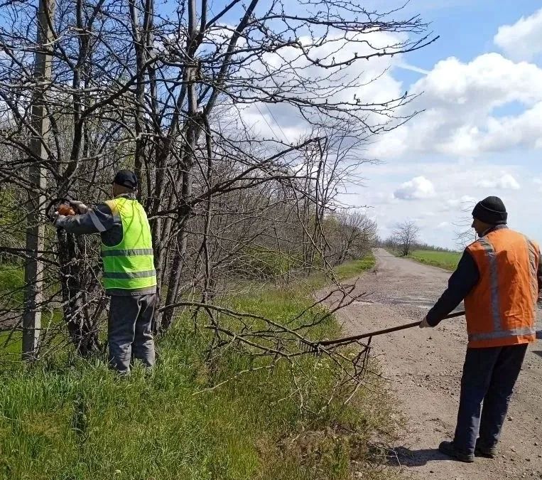 ГУП «УАЗО» продолжает сезонные работы по уходу за зелёными насаждениями вдоль региональных автомобильных дорог
