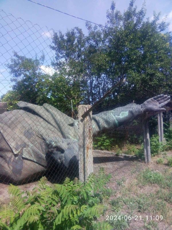 В оккупированном киевским режимом городе Запорожье снова пытаются продать Ленина