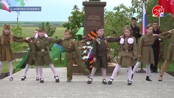 В селе Нововасильевка Бердянского муниципального округа состоялось торжественное открытие памятника Евгению Кунгурцеву