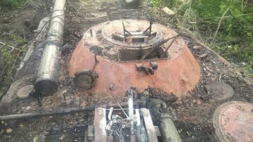 Уничтоженная БМП-1КШ ВСУ предположительно в Серебрянском районе Донецкой области