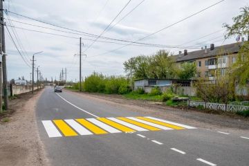 В Мелитополе отремонтировали 1,7 километра асфальта на улице Западно-Линейной