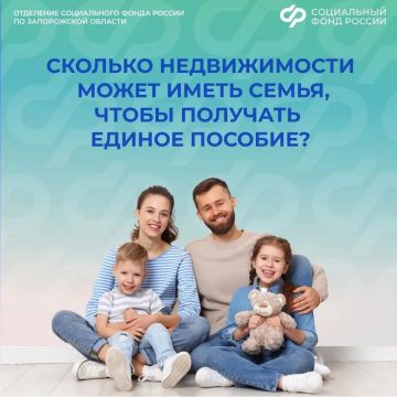 Сколько объектов недвижимости может быть в собственности при обращении за единым пособием