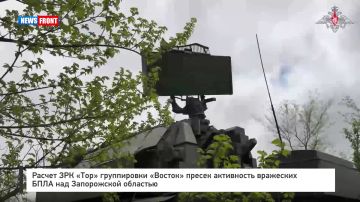 Расчет ЗРК «Тор» группировки «Восток» пресек активность вражеских БПЛА над Запорожской областью
