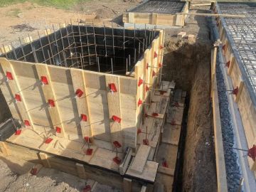 В Новгородковке шефы приступили к устройству фундаментов под будущую газовую котельную