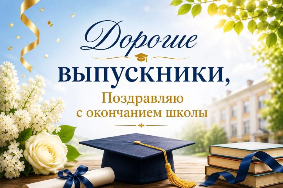Дорогие выпускники!. От всей души поздравляю вас с одним из самых важных и волнительных событий в жизни — окончанием школы! Сегодня для вас завершается особый этап, наполненный знаниями, дружбой, яркими моментами, первыми...