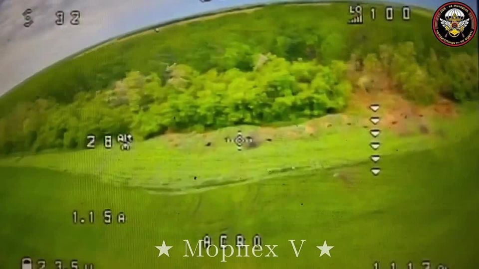 Делимся очередным видео, как выкуриваем из опорного пункта врага на Запорожском направлении