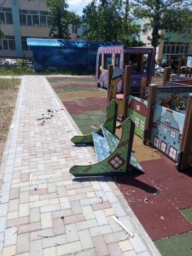 ВСУ нанесли удар по территории детского сада № 3 в Энергодаре
