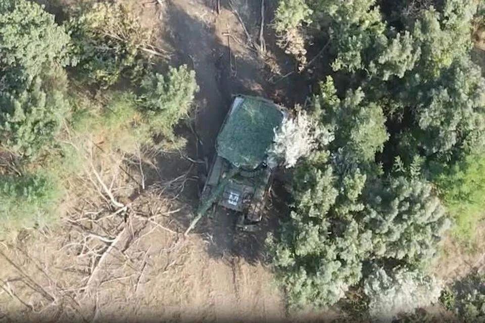 Танковым огнем разбили блиндажи ВСУ в Запорожской области