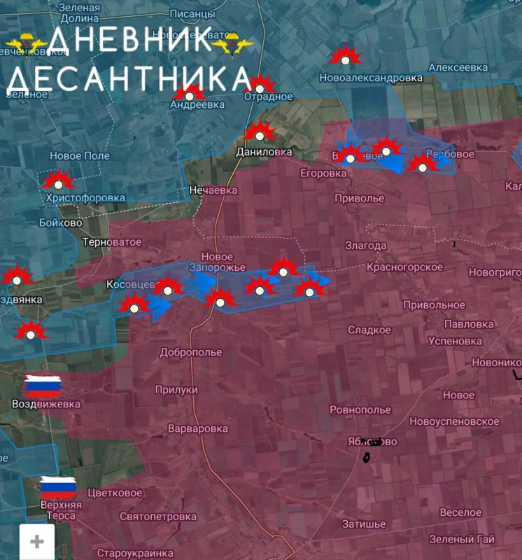 Обстановка на Запорожском неаправлении