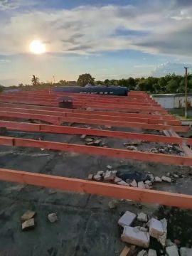 На котельной Акимовской ЦРБ меняют крышу