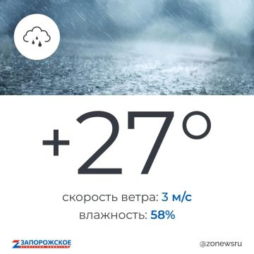 Дождь будет в Запорожской области в пятницу