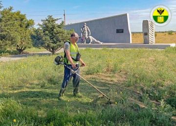 Администрация городского округа Мелитополь продолжает работу по благоустройству территорий