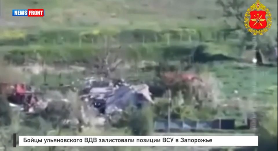 Бойцы ульяновского ВДВ залистовали позиции ВСУ в Запорожье