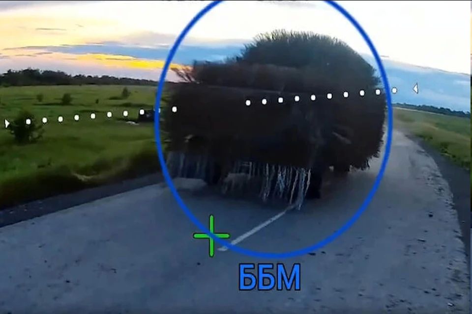 Броневики ВСУ иностранного производства сожгли в Запорожской области