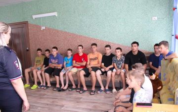 Транспортная полиция провела познавательное мероприятие «Безопасный путь» для юных жителей Мелитополя