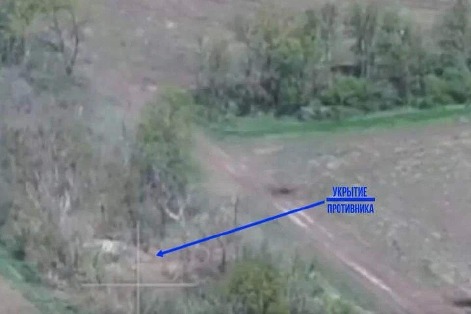Оборудованные опорники ВСУ разбили артогнем в Запорожской области