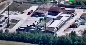 Минобороны показало удар по газораспределительной подстанции ВСУ в Запорожье