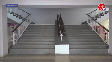 В 3-й школе Приморска — очередной этап ремонта
