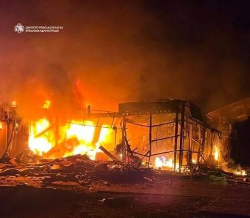 За минувшую ночь в Днепропетровской области были поражены 5 автозаправочных станций с использованием БПЛА различных типов