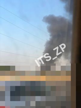 В Запорожье после прилётов возникли возгорания, пишут местные каналы