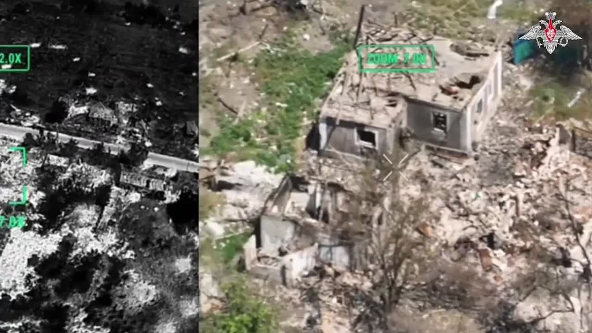 Видео освобождения Васильевки в ДНР также было опубликовано Минобороны