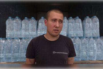 Больше тонны воды передали российским дроноводам на Запорожском направлении