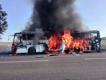 Дрон ВСУ атаковал автобус, который ехал из Краснодара в Мелитополь