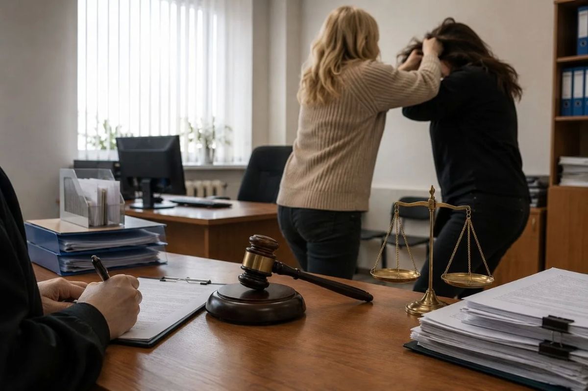 Драка с коллегой обернулась для женщины административным штрафом
