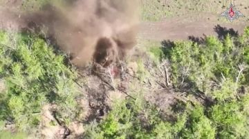 Минобороны России: Танковые экипажи группировки «Восток» уничтожили огневые позиции, опорники и укрывавшийся в них личный состав ВСУ