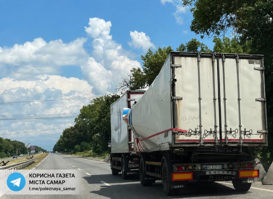 Украинские СМИ заявляют что наши стали активно выносить логистику на трассе Кривой Рог - Днепропетровск на правобережной Украине