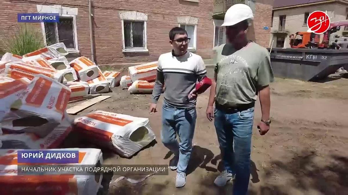 В Запорожской области продолжается комплексный ремонт многоквартирных домов