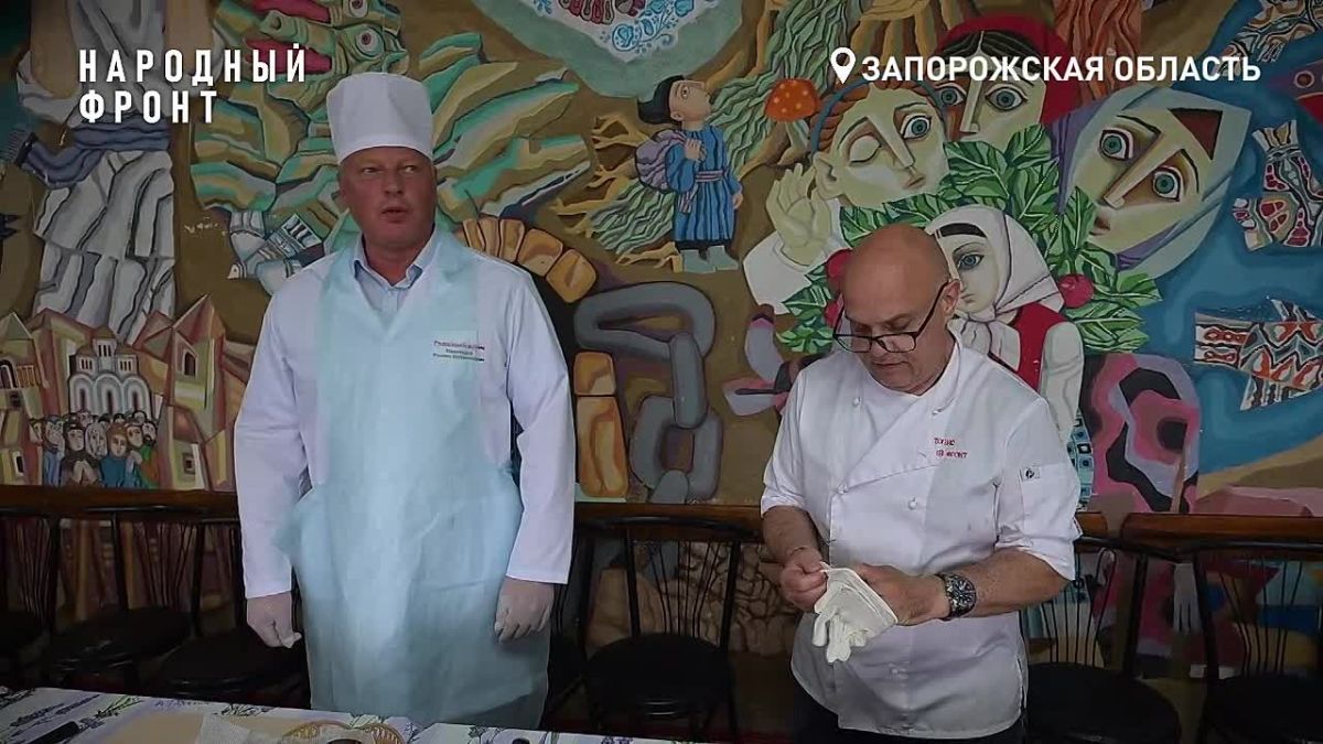 Итальянский шеф-повар Антонио Рицци устроил праздник для детей в санатории "Бердянский"