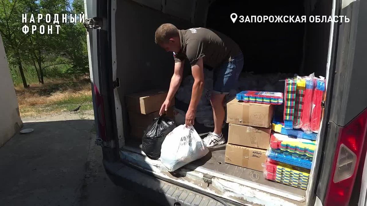 100 продуктовых наборов в Акимовский округ