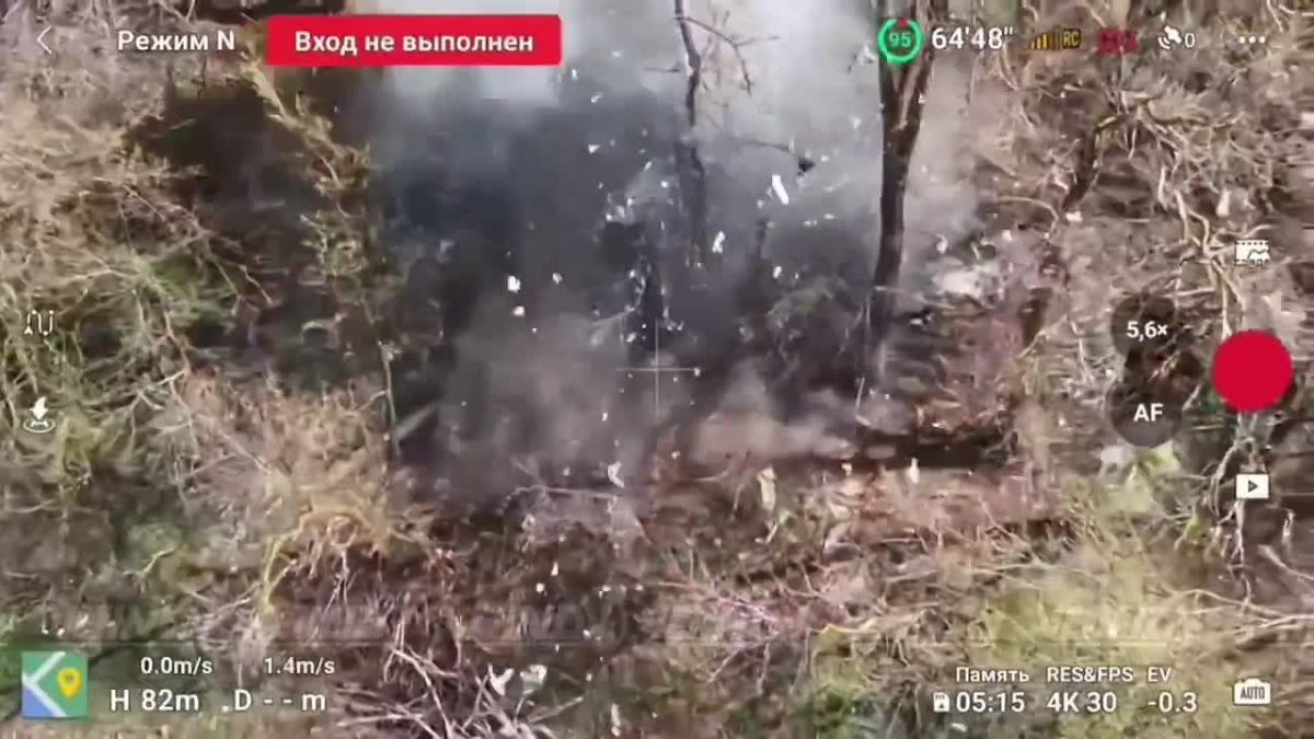 Операторы БпЛА 1461 мотострелкового полка 36 гвардейской общевойсковой армии группировки войск «Восток» ликвидировали очередных "кротов" ВСУ на Запорожском направлении